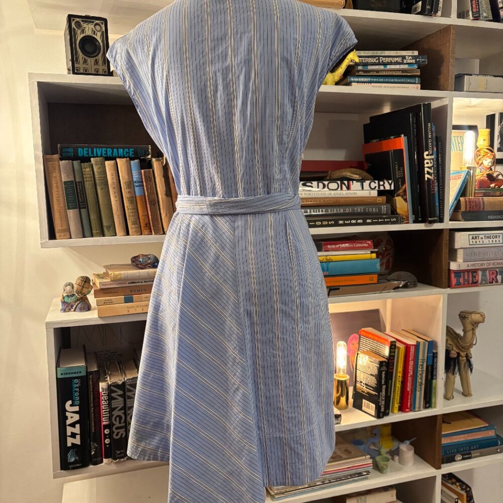 AGLINI PINSTRIPE DRESS - Picture 4 of 8